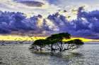 Gili Trawangan Island off the coast of Lombok-Indonesia White sand-clear warm water Art Print